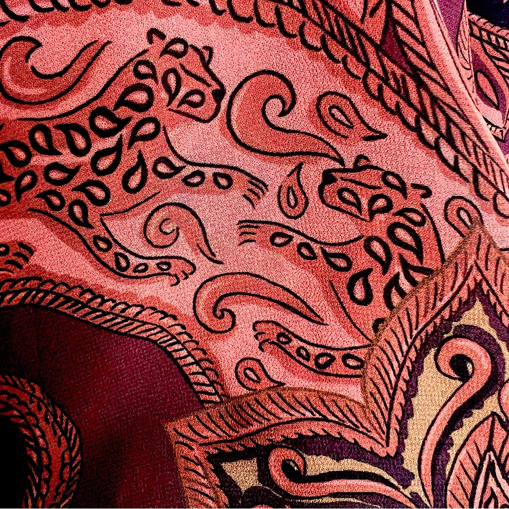 FARM Rio x Anthropologie Leopard Paisley Printed Midi Dress Size Medium M NWT - Picture 15 of 16